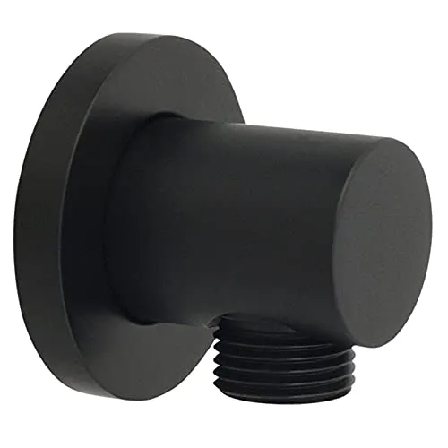 Welfenstein Wandanschlussbogen HC12-PA schwarz matt