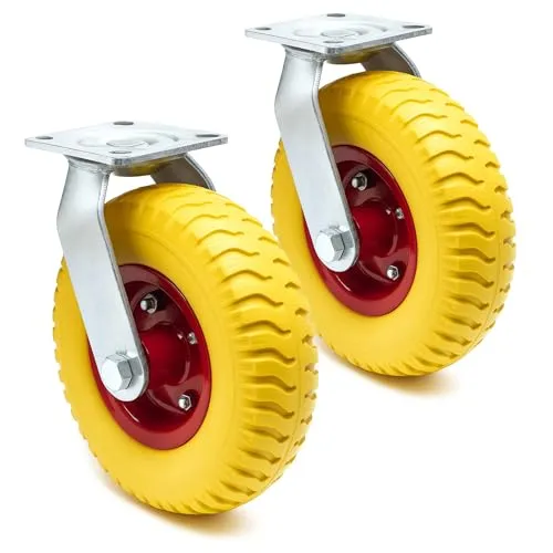 Wiltec Lenkrollen Set 2x Ø220mm