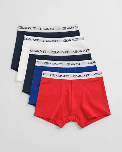 Gant Trunk TRUNK 5-PACK - Bunte Herrenunterhosen in XXXL - Herrenunterhosen in XXXL, mit elastischem Bund für optimalen Tragekomfort und figurbewusste Passform. Ideal für den täglichen Gebrauch.