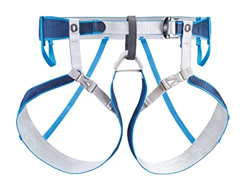 Petzl Tour - Hochtourengurt blue L/XL - Hüftgurt für Gletscher- und Skitouren, leicht und robust, ideal für vereistes Gelände mit einfacher Anlegemöglichkeit, auch mit Skiern oder Steigeisen.