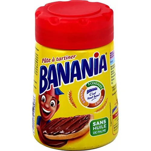 Pâte à tartiner Banania Cacao Céréales Bananes Bananen Schoko Creme 400 g