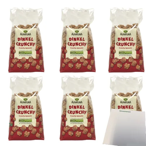 Alnatura Dinkel Crunchy 6x750g Packung usy Block von Alnatura