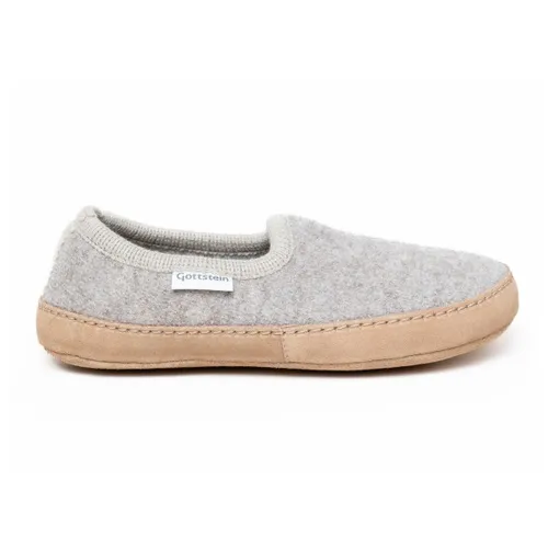 Gottstein Cheyenne Hüttenschuhe 40 - Grau - Hüttenschuhe mit isolierender Wollschicht und Ledersohle, ideal für Reisen und gemütliche Abende. Entdecken Sie weitere Top-Angebote von Gottstein bei Bergfreunde.de!