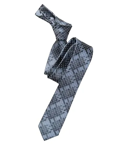 VENTI Herren Business-Krawatte 6cm aus 100% Seide in Blau - Krawatte aus hochwertiger Seide, ideal für Business- und festliche Anlässe, OEKO TEX Standard 100 für höchste Qualität und Sicherheit.
