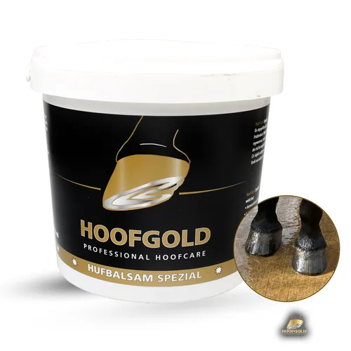 HOOFGOLD Hufbalsam SPEZIAL - ÄTHERISCHE ÖLE - bei brüchigen Hufen, 2500ml