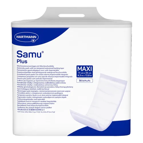 SAMU Wöchnerinnen Vorlagen Plus maxi 11x 35 cm 56 St