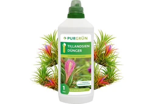 Purgrün Tillandsien Dünger NPK 3+5+7, 1L von Purgrün
