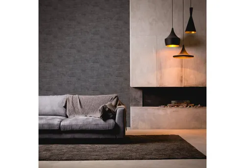 A.S. Création Vliestapete Used-Look Betonoptik Schwarz Silber Metallic 39657-6