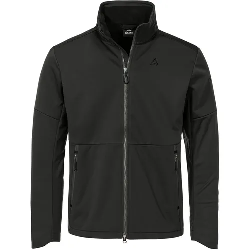 Schöffel Herren Style Fracon Softshell Jacke XXL, schwarz - Funktionsjacke für sportliche Einsätze, wärmend, wetterabweisend und bequem für vielseitige Outdoor-Aktivitäten.
