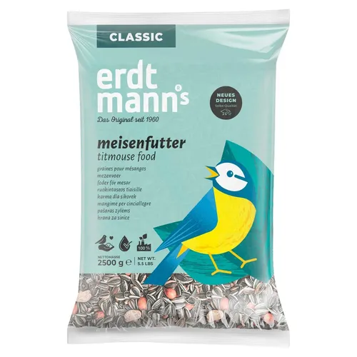 Erdtmanns Meisenfutter 2,5 kg für Wildvögel