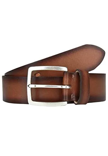HERRENGÜRTEL - Robuster Jeans Belt aus echtem Rindsleder - Herren-Gürtel aus echtem Rindsleder, praktisch und robust, mit einfacher Dornschließe für optimalen Halt. Ideal für Jeans und lässige Outfits.