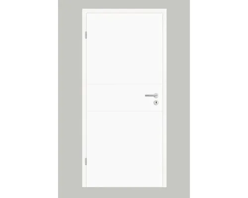 Produktbild Pertura Zimmertür Tilda 11 Design weiß lackiert (ähnlich RAL 9003) 86x198,5 cm L
