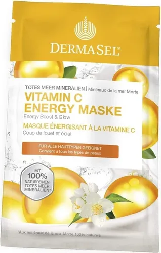 DERMASEL Totes Meer Vitamin C Energy Maske 12 ml