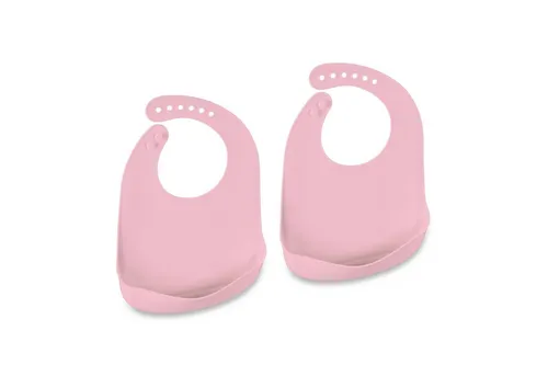 relaxdays Lätzchen Baby 2er Set, Rosa