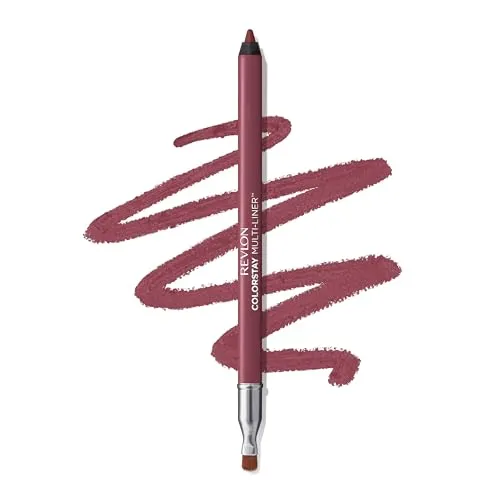 Revlon ColorStay Multi-Liner, vielseitiger, anspitzbarer Stift für Lippen, Augen und Gesicht, cremige vegane Formel, integrierter Verblendpinsel, 002 Dallying, 1 g