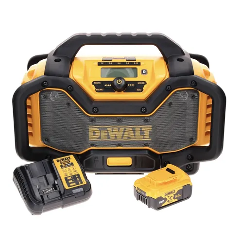 DeWalt DCR 027 P1 Akku Radio DAB+ mit Akku und Ladegerät