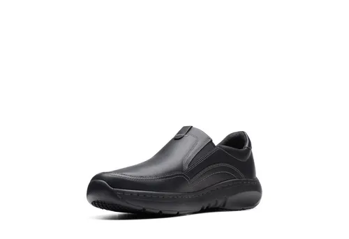 Clarks Pro Step Herren Slip-On Schuhe 44 EU Schwarz von Clarks