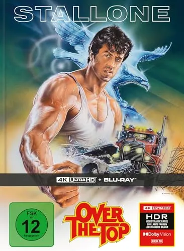 Over the Top - Limitiertes Mediabook (4K Ultra HD + Blu-ray) - Erleben Sie die packende Action in hochwertiger 4K Ultra HD, perfekt für Filmfans. Limitiertes Mediabook mit exklusiven Inhalten.