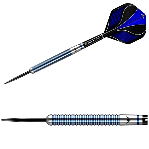Mission Ritchie Edhouse | Steeldarts 90% Tungsten | 25g | Blau | Dartpfeile Set