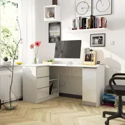 Raumhirsch Furniture Schreibtisch, Weiß Hochglanz, 155x77 cm - Moderner Schreibtisch in elegantem Weiß, ideal für Ihr Homeoffice. Mit großzügigen Abmessungen und cleveren Stauraumlösungen sorgt er für Ordnung und Stil in Ihrem Arbeitsbereich.