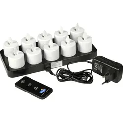 Duni LED Set Moving Flame warm white 10 St. von Duni