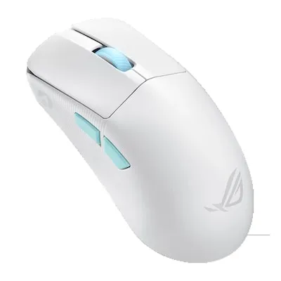 ASUS ROG Harpe Ace Aim Lab Edition White - kabellose RGB Gaming Maus, 36.000 dpi Präzisionssensor und individuell anpassbare Einstellungen für maximale Kontrolle