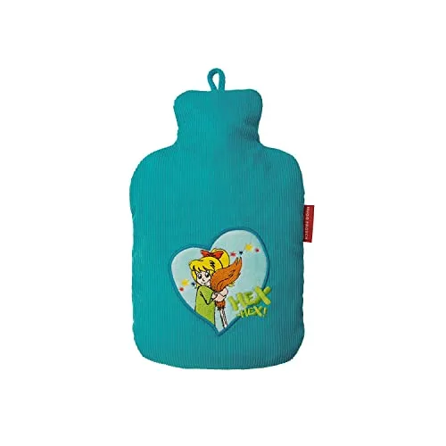 Hugo Frosch Öko-Wärmflasche Kinder 0,8l – Made in Germany – mit weichem Cordbezug