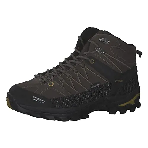 CMP Rigel Mid Trekking Shoes WP fango - Wasserdicht & Atmungsaktiv - Wanderschuhe für Herren, ideal für Outdoor-Abenteuer. Mit griffiger Sohle für optimalen Halt und PFC-frei für umweltbewussten Komfort.