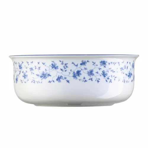 Arzberg Form 1382 Blaublüten Schüssel 22 cm - Elegante Salatschüssel mit klassischem Blaublüten-Muster, ideal für stilvolle Tischdekorationen und besondere Anlässe.