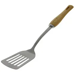 de Buyer 2701.06, Kochspatel, Grau, Edelstahl, Holz, 80 mm, 350 mm, 114 g