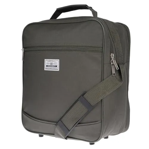 Christian Wippermann Herren Umhängetasche - große Arbeitstasche für Flugbegleiter - Herren-Schultertasche im Hochformat mit zwei DIN-A4 Fächern, leicht und individuell einstellbarem Trageriemen, ideal für Beruf und Reisen.