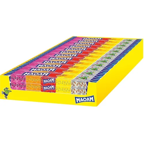 Haribo Maoam 5er Mischpackung, Kaubonbon, 24 Packungen 6,61€/1kg