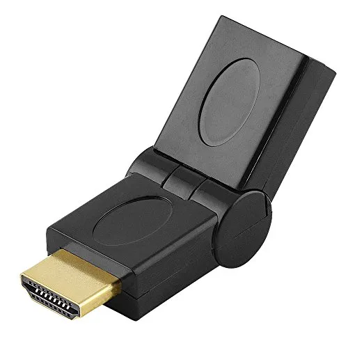 BestPlug HDMI Adapter Verbindungsstück, HDMI Gelenk-Stecker männlich auf HDMI Gelenk-Buchse Kupplung weiblich