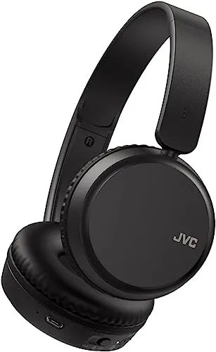 JVC HA-Z37W-B - Bluetooth On-Ear-Kopfhörer mit Tiefbass - Kopfhörer mit 35 Stunden Akkulaufzeit, 3 Klangmodi und Multi-Point-Funktion für einfaches Verbinden mit zwei Geräten. Ideal für Musikliebhaber, die Mobilität schätzen.