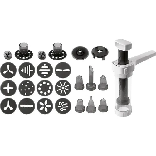 Dr. Oetker Gebäckpressen- Garnierspritzenset 23-teilig