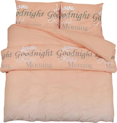 vidaXL Bettwäsche-Set Rosa 225x220 cm - Bettwäsche-Set aus 100% Baumwolle, weich und pflegeleicht. Verleiht deinem Schlafzimmer einen eleganten Look und ist maschinenwaschbar.