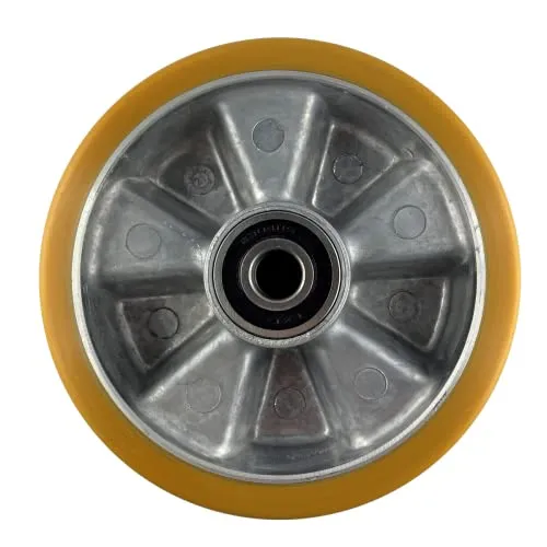 Hubwagen Rad Polyurethan 200 x 50/60 mm, Achse 25 mm inkl. Kugellager - Ersatzrad