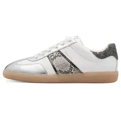 Tamaris Damen Sneaker Low, weiß, 36 EU in silber von Tamaris
