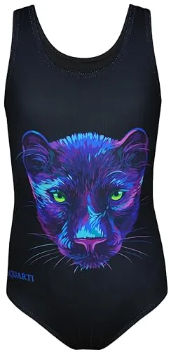 Aquarti Mädchen Badeanzug mit Ringerrücken von Aquarti