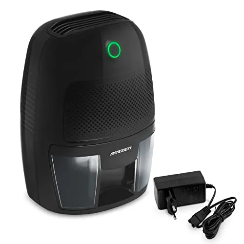 Berdsen BR-50B Luftentfeuchter - Luftentfeuchter für Räume bis 20 m³, mit 250-300 ml Fassungsvermögen, energiesparend und nahezu geräuschlos für optimalen Komfort.