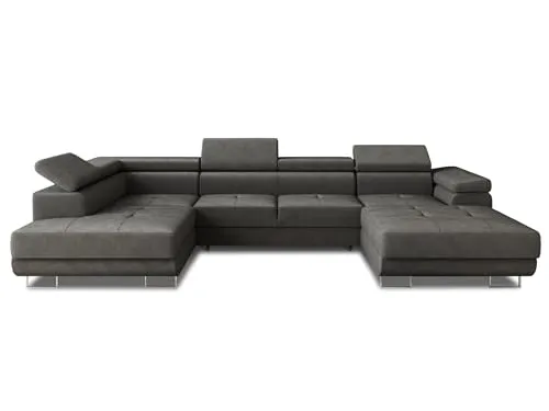 Wohnlandschaft Caris U mit Schlaffunktion von Sofnet