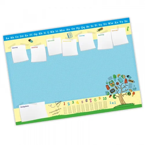 A2 Schreibtischunterlage Schulkind Malunterlage Schreibtisch Kinderzimmer 1x1