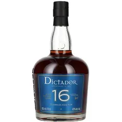 Dictador 16 Years Old COLOMBIAN AGED Rum 40% Vol. 0,7l