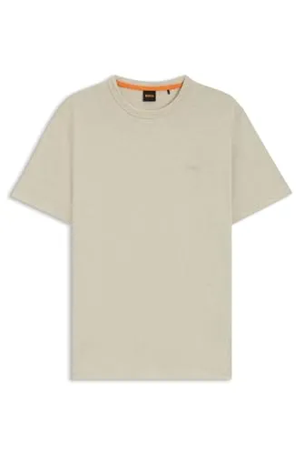 BOSS Orange T-Shirt Herren - Beige Meliert, S 671013-0009-09900 - T-Shirt aus hochwertiger Baumwolle, vielseitig kombinierbar mit Jeans, Cargohosen oder Sweathosen für einen lässigen Look.