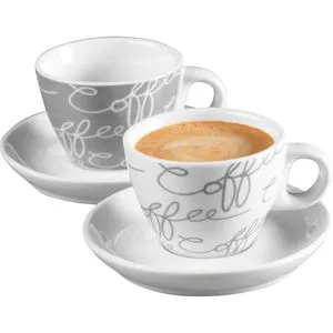 RitzenhoffundBreker Espressotassen Cornello Grey, 4-teilig