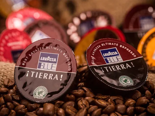 Lavazza Blue Kapseln Espresso Tierra 519 - 100 Stück - Kaffeekapseln für Lavazza Blue, authentischer italienischer Espresso mit vollmundigem Geschmack, ideal für Kaffeeliebhaber.