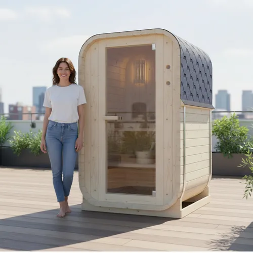 WELCON Easyheat Solo Outdoor Fasssauna