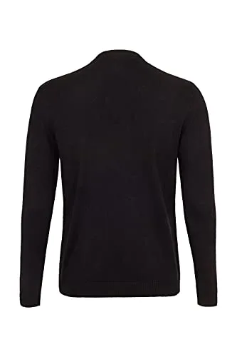 Herren Strickpullover schwarz Gr. XXL klassischzeitloser Pullover moderner Strickpulli Baumwolle schick im Büro cool Freizeit angenehm zu tragen gut kombinierbares Kleidungsstück