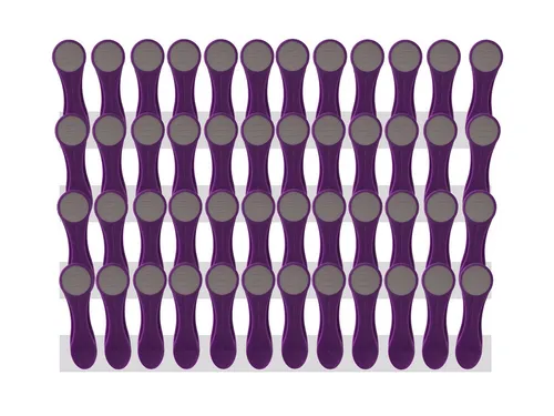 trendfinding Wäscheklammern 48 Wäscheklammern mit Edelstahlfedern und Softgrip Grau, Mit neuester Klammertechnik für empfindliche Wäsche