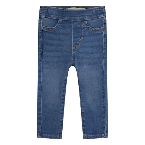 Levi's® Kids PULL-ON JEGGING für BABYGIRLS blau 12/80 - Baby-Hosen aus atmungsaktivem Denim, bequem mit verstellbarem Gummizug für optimale Passform und Bewegungsfreiheit.